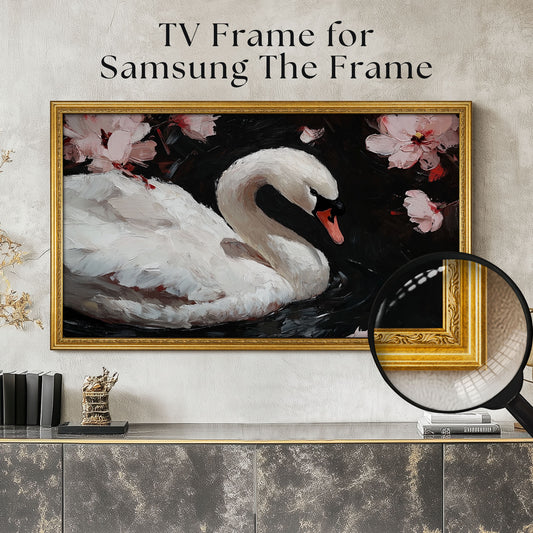 Ornate Gold TV frame for Samsung The Frame