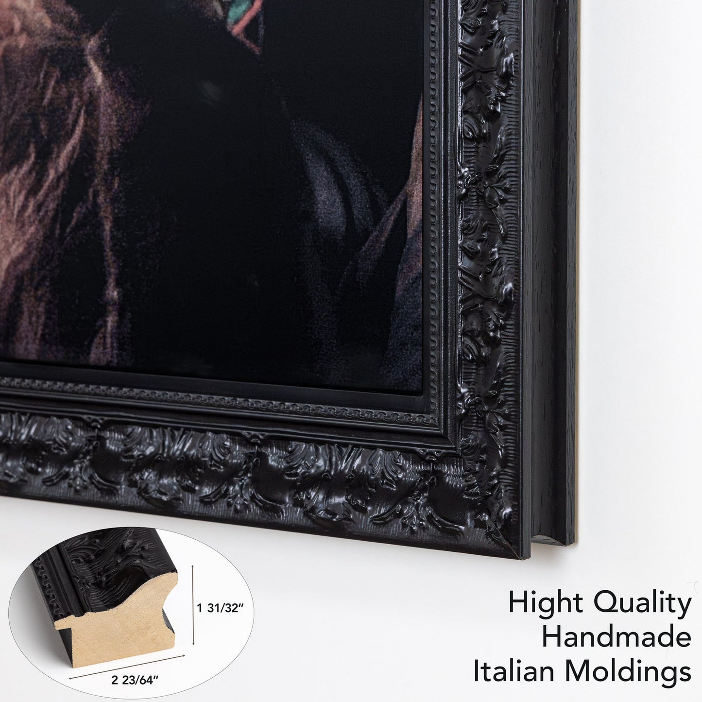 Frame - Hight Quality Italian Wooden Moldings for TV