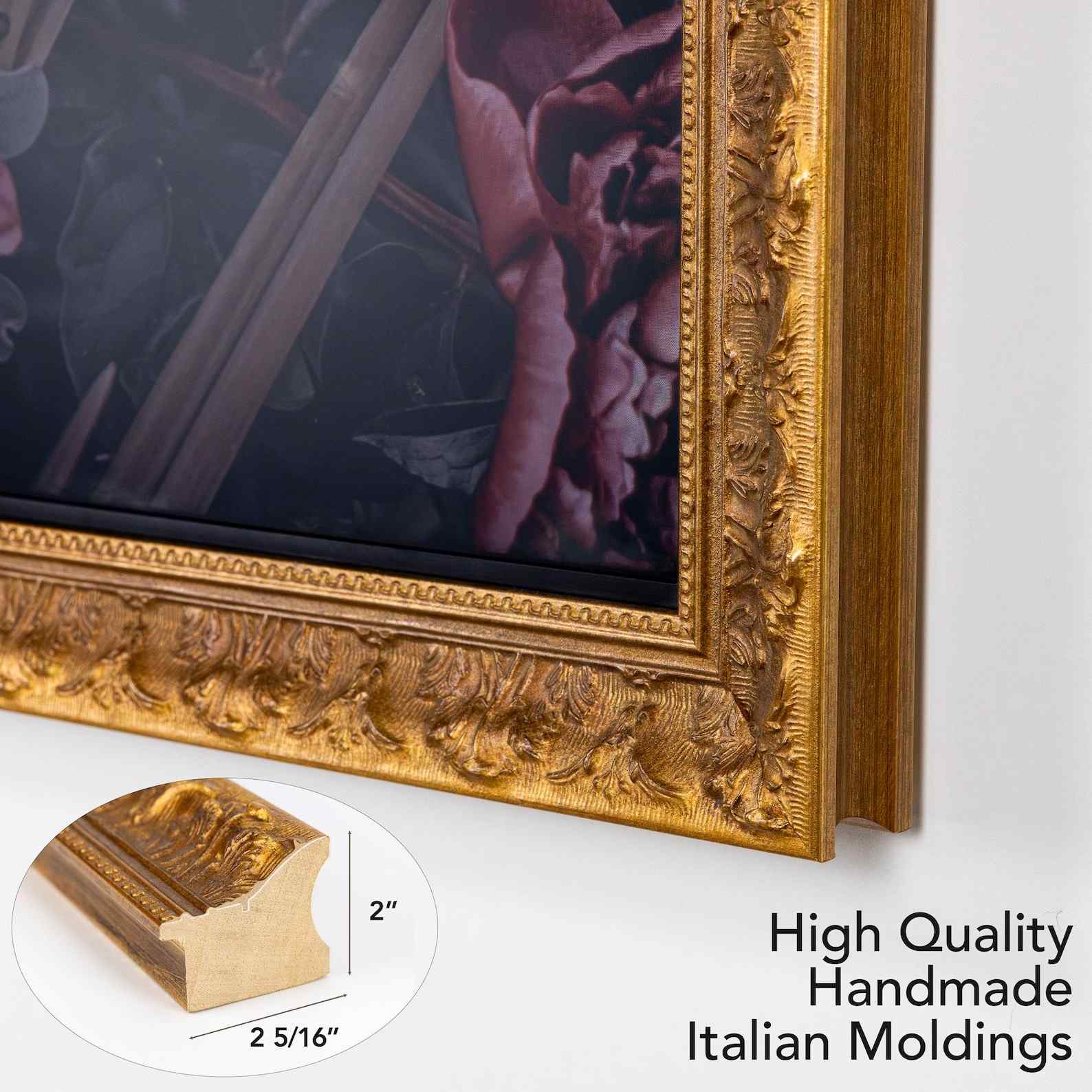 Handmade wooden frame for tv