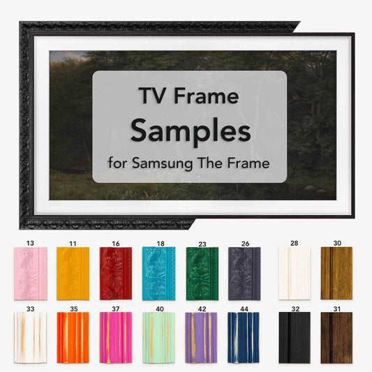 Frame samples for Samsung the frame