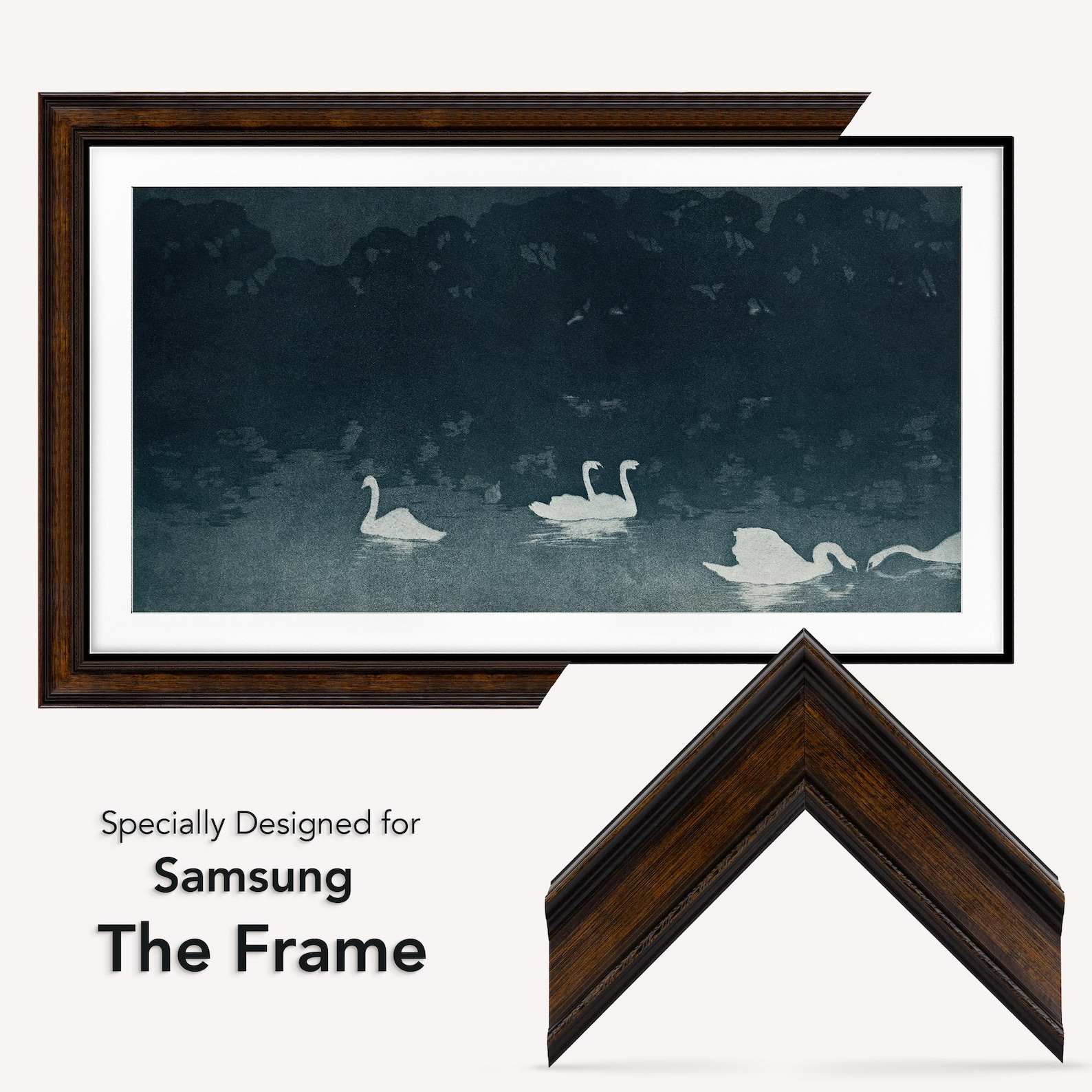 Brown frame sample for Samsung TV 