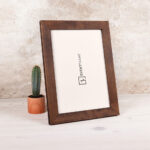 Brown Modern Design Photo Frame from Solid Birch Hardwood 32 mm - Image 4