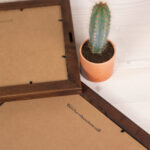 Brown Modern Design Photo Frame from Solid Birch Hardwood 32 mm - Image 10