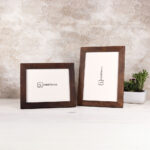 Brown Modern Design Photo Frame from Solid Birch Hardwood 32 mm - Image 9