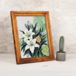 Honey Vintage Design Brown Photo Frame from Solid Birch Hardwood