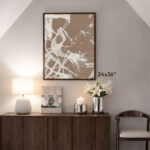 Super Slim Brown Solid Birch Hardwood Photo Frame 1/2 Thin Edge - Image 5