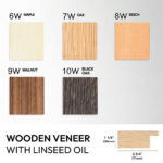 Natural Hardwood TV frame Samples - Image 4