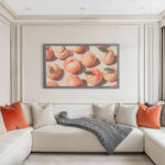 Elegant gray wood TV bezel enhancing cozy living spaces by seamlessly blending your flat-screen display into your wall decor.