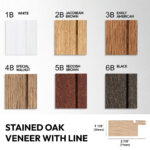 Stained Hardwood TV frame Samples - Image 9