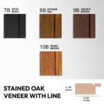 Stained Hardwood TV frame Samples - Image 10