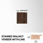 Stained Hardwood TV frame Samples - Image 12