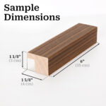 Thin Walnut TV Frame Samples - Image 2