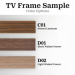 Thin Walnut TV Frame Samples - Image 3