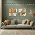 Thin Cherry Hardwood 1/2" Picture Frame - Image 3