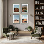 Slim Colorful Picture Frame, Vibrant and Pastel Colors, 1/2 Thin Edge - Image 9