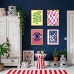 Slim Colorful Picture Frame, Vibrant and Pastel Colors, 1/2 Thin Edge - Image 4