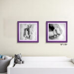 Eggplant Purple and Lilac Picture frame - Image 3