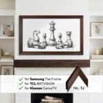 Dark Walnut TV Frame