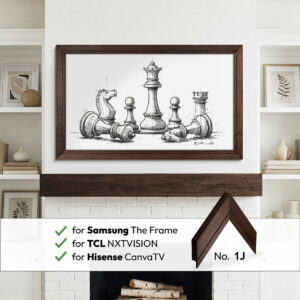 Dark Walnut TV Frame