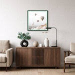 Hunter Green and Turquoise Picture Frame - Image 9