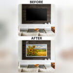 Colorful Pine TV Frame - Image 9