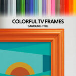 Colorful Pine TV Frame