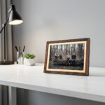 Natural and Walnut Picture Frame - Image 7