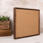 EventFrame solid wood frame handmade to order with natural finish, suitable for 16 x 20, 18 x 24, and custom sizes