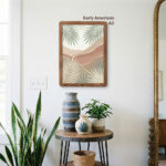 Premium EventFrame solid hardwood frames in oak, featuring a bold 32mm rounded profile. Available in six different wood stains to match any decor, fitting common print sizes from small 5x7 photos to large 24x36 posters.