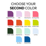 Color options for EventFrame colordul pine wood picture frame made for any size.