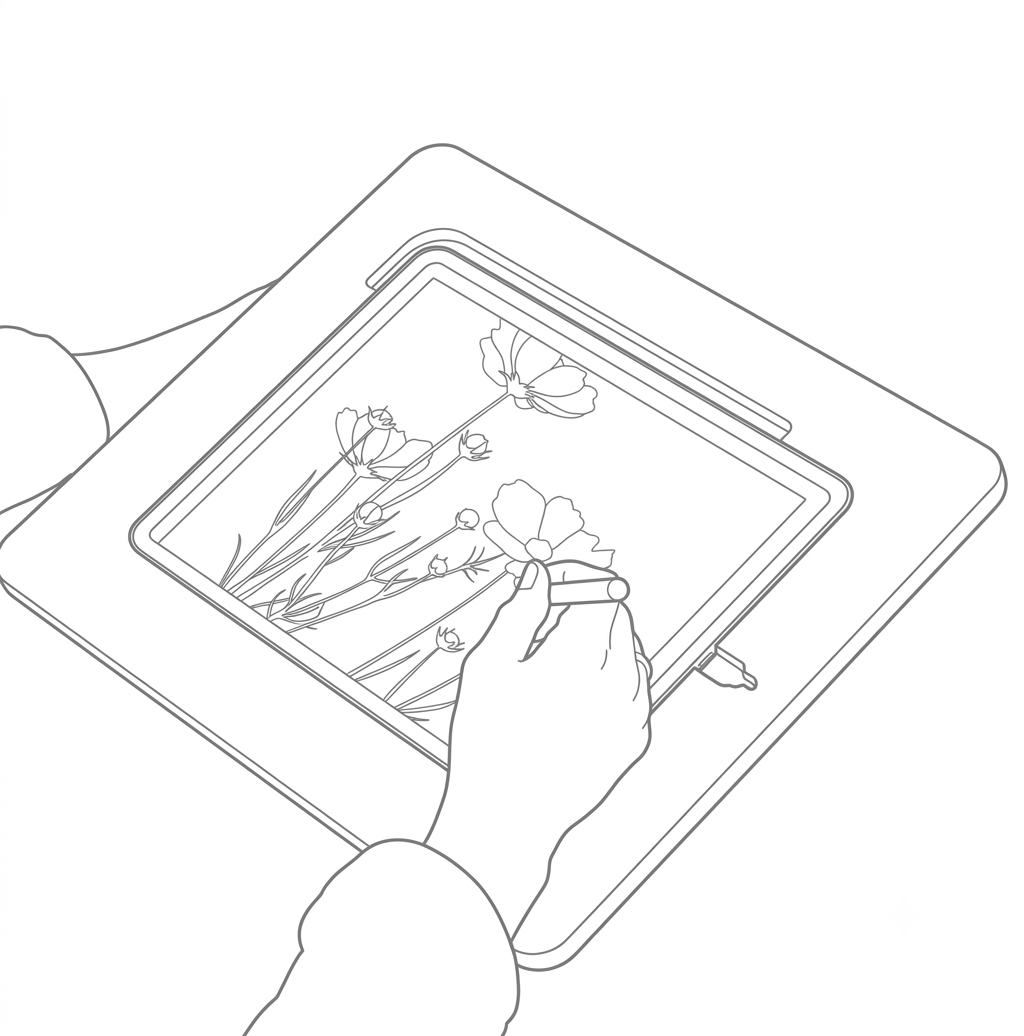 Custom Drawmount Custom DrawMount per Wacom MovinkPad Pro 14 DTHA140 - Immagine 1