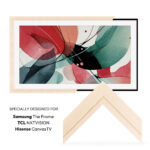 Stained Pine Wooden TV Frames - Image 2