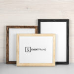 Rustic Brushed Solid Pine 20 mm Picture Frame - Image 2