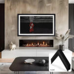 Stained Pine Wooden TV Frames - Image 4