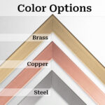 Metallic Wood TV Frames: Rose Gold, Brass & Silver - Image 2