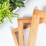Alder Wood Picture Frame, 3 Width Options - Image 3