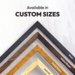 Super Thin Birch Hardwood Picture Frame in 4 Colors - Image 2