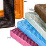 Colorful Striped Birch Picture Frame - Image 9