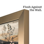 Metallic Wood TV Frames: Rose Gold, Brass & Silver - Image 8