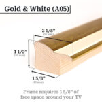 Thin Gold TV Frames - Image 5