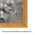 Stained Pine Wooden TV Frames - Image 6