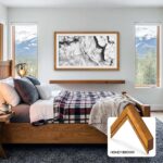 Stained Pine Wooden TV Frames - Image 7