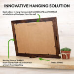 Colorful Birch Hardwood Picture Frame, 3 Width Options - Image 4