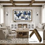 Stained Pine Wooden TV Frames - Image 9