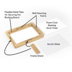 Round Corner Hardwood 23 mm Picture Frame - Image 4