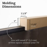 Metallic Wood TV Frames: Rose Gold, Brass & Silver - Image 7