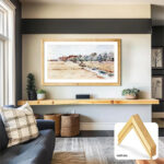 Stained Pine Wooden TV Frames - Image 10