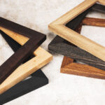 Stained 32 mm Oak & Birch Picture Frames