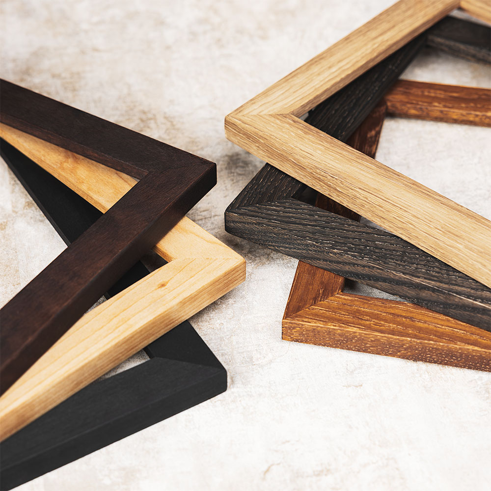 Titulbilde Stained 32 mm Oak & Birch Picture Frames - Image 1