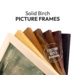 Stained Birch Hardwood 23 mm Picture Frames